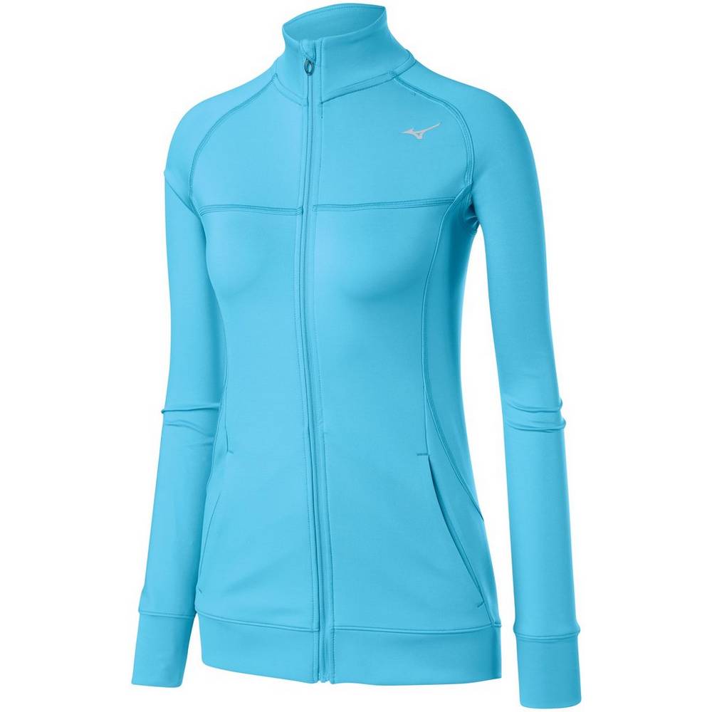 Giacca Mizuno Alpha Knit Donna - Blu Verde Acqua - 21340-GLNV